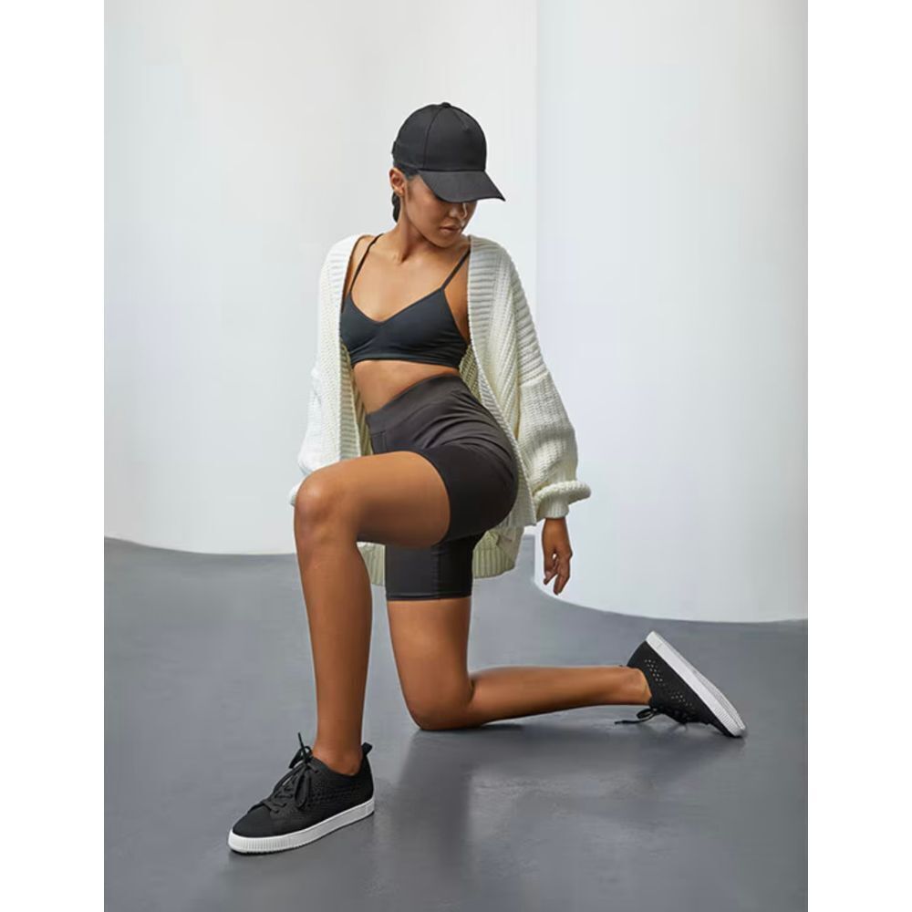 VIVAIA women's Round-Toe Perforated Sneakers (For Him and Her) EU/39‎ US/8